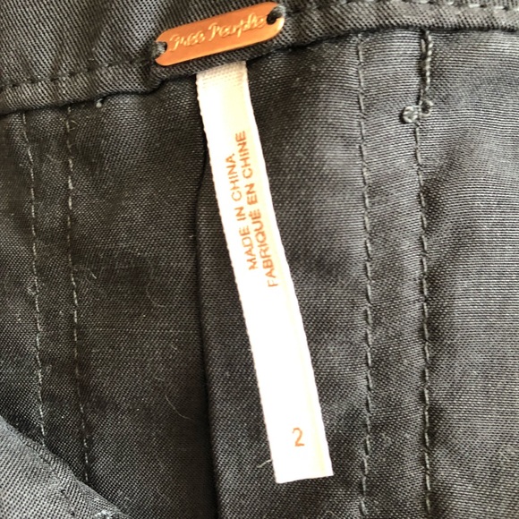 Free People Tencel A line and circle mini pleated skirt - dusty black - Picture 9 of 11